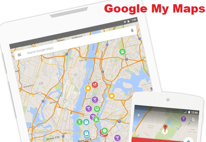 Aplicatia Google My Maps
