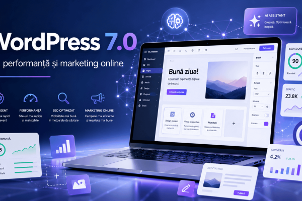 WordPress 7.0 - noutăți AI, performanță și beneficii pentru marketing online